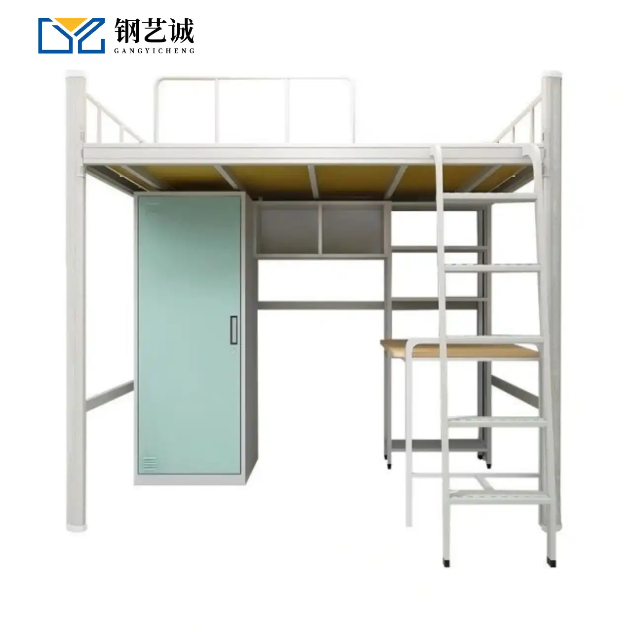 Loft Bunk Bed With Study Desk Chair
